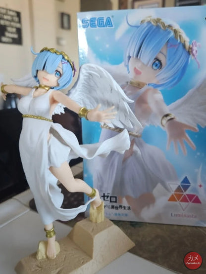 Re:zero Starting Life In Another World - Rem Angelo Originale Sega Luminasta Action Figure