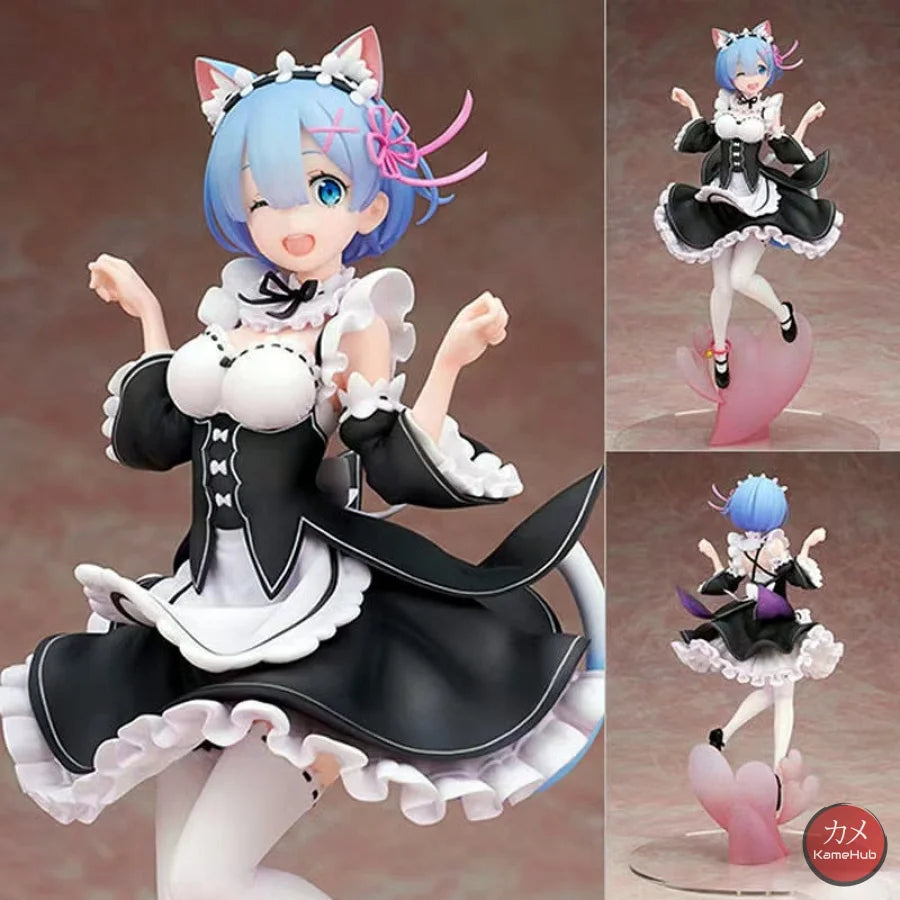 Re:zero Starting Life In Another World - Rem Neko Maid Action Figure