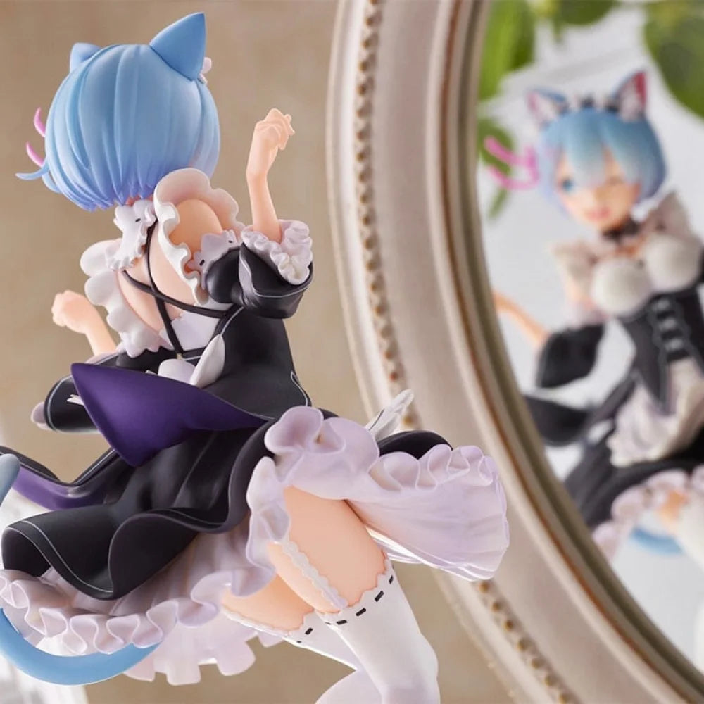 Re:zero Starting Life In Another World - Rem Neko Maid Action Figure