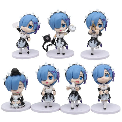 Re:zero Starting Life In Another World - Rem Neko Maid Action Figure