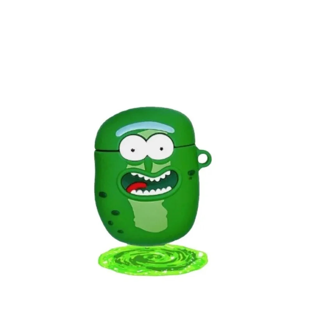 Rick E Morty: Cetriolo - Cover Per Airpods In Silcone Accessori
