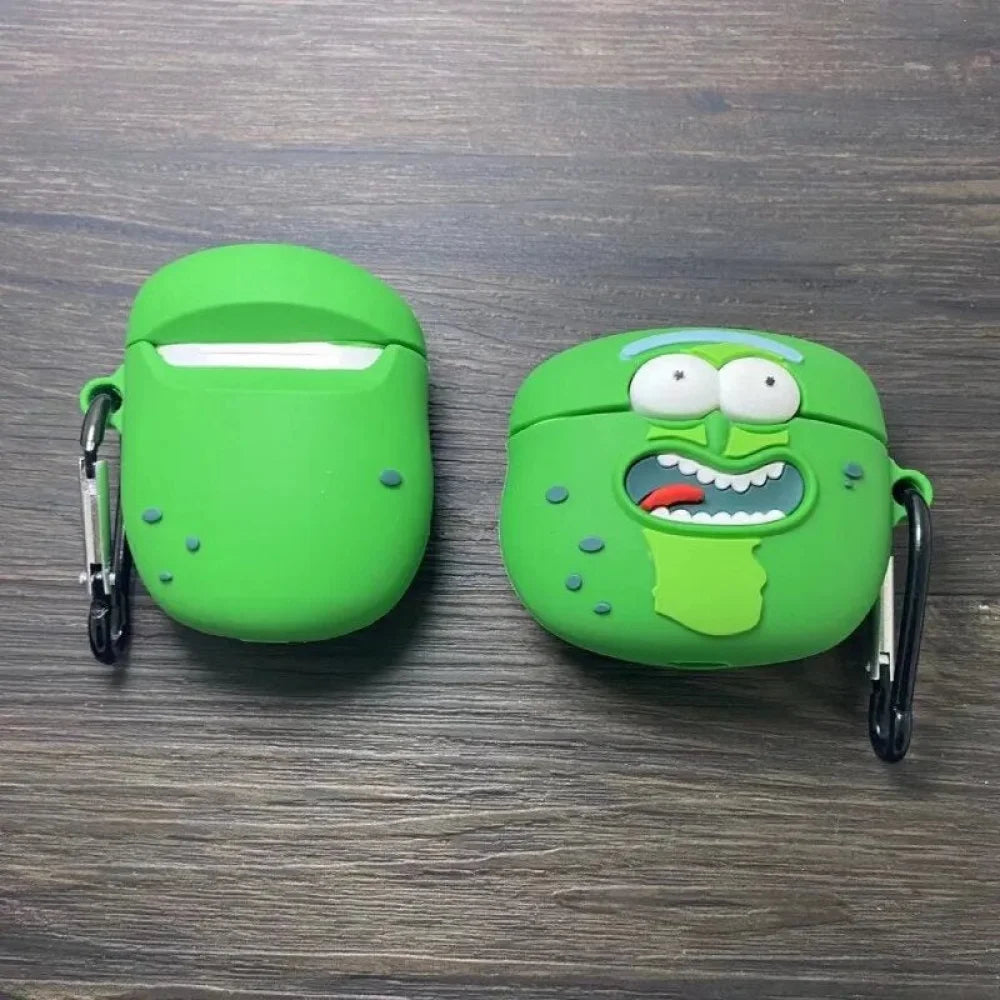 Rick E Morty: Cetriolo - Cover Per Airpods In Silcone Accessori