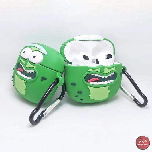 Rick E Morty: Cetriolo - Cover Per Airpods In Silcone Accessori