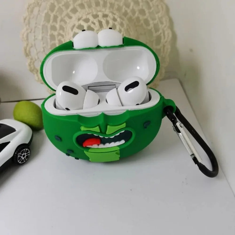 Rick E Morty: Cetriolo - Cover Per Airpods In Silcone Accessori