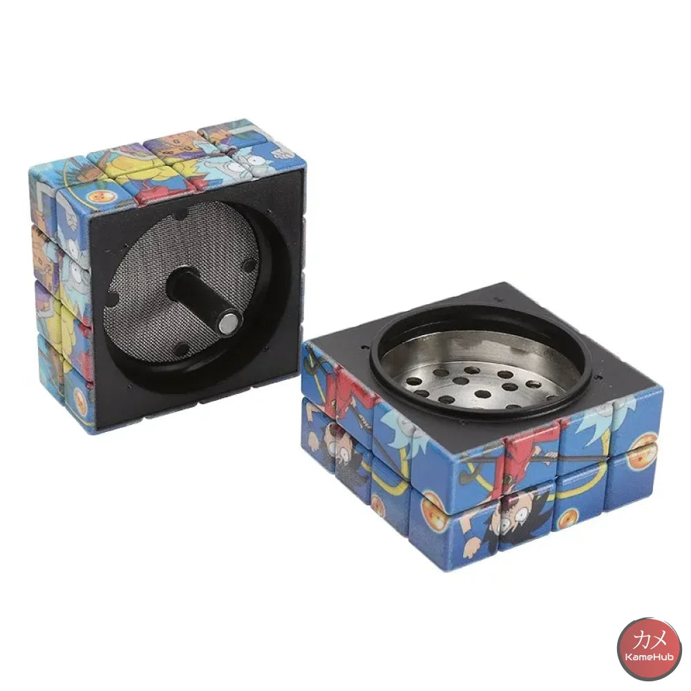 Rick e Morty - Grinder Trita Tabacco in Metallo - Grinder Rick e Morty Casuale - Gadget