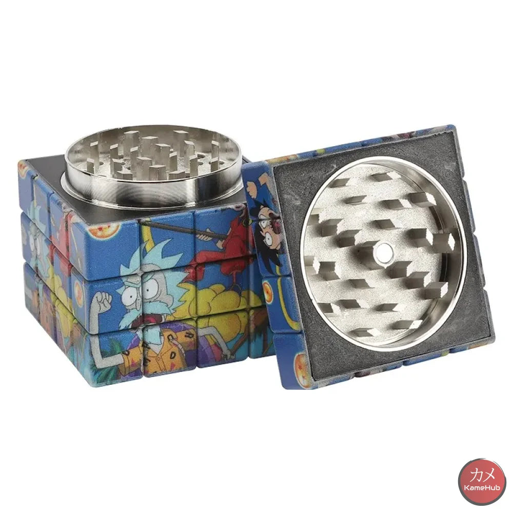 Rick e Morty - Grinder Trita Tabacco in Metallo - Grinder Rick e Morty Casuale - Gadget
