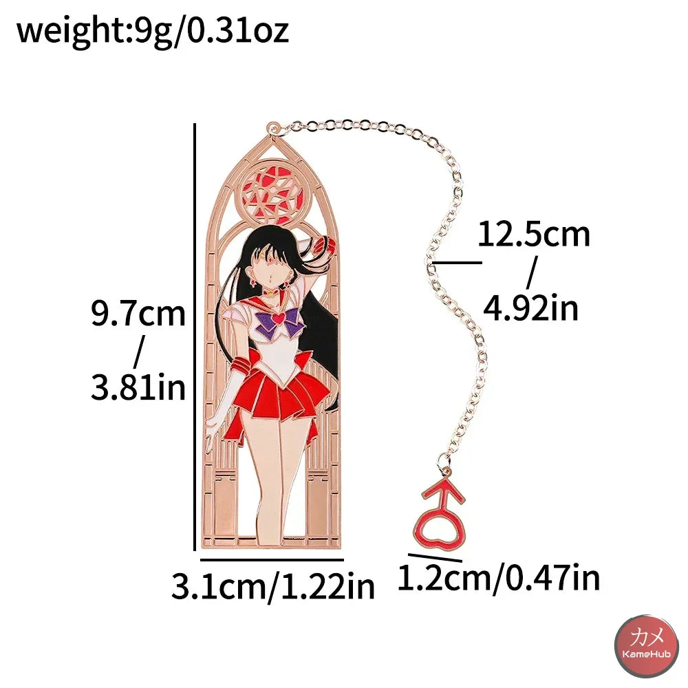 Sailor Moon - Segnalibri in Metallo Sailor Mars Accessori