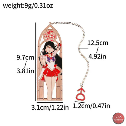 Sailor Moon - Segnalibri in Metallo Sailor Mars Accessori