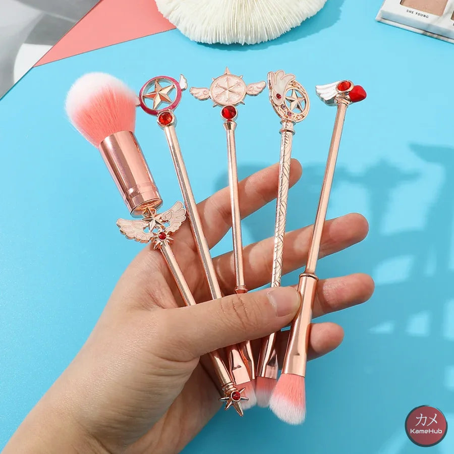 Sailor Moon - Set Spazzole E Pennelli Make Up Accessori