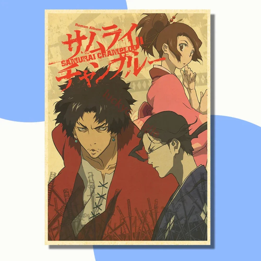 Samurai Champloo - Anime Poster Aesthetic In A3 Hd