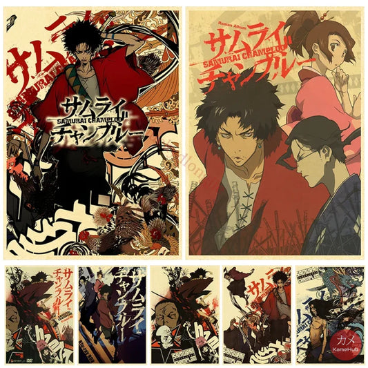 Samurai Champloo - Anime Poster Aesthetic In A3 Hd