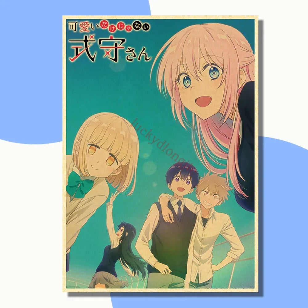 Shikimoris Not Just A Cutie - Anime Poster Aesthetic In A3 Hd