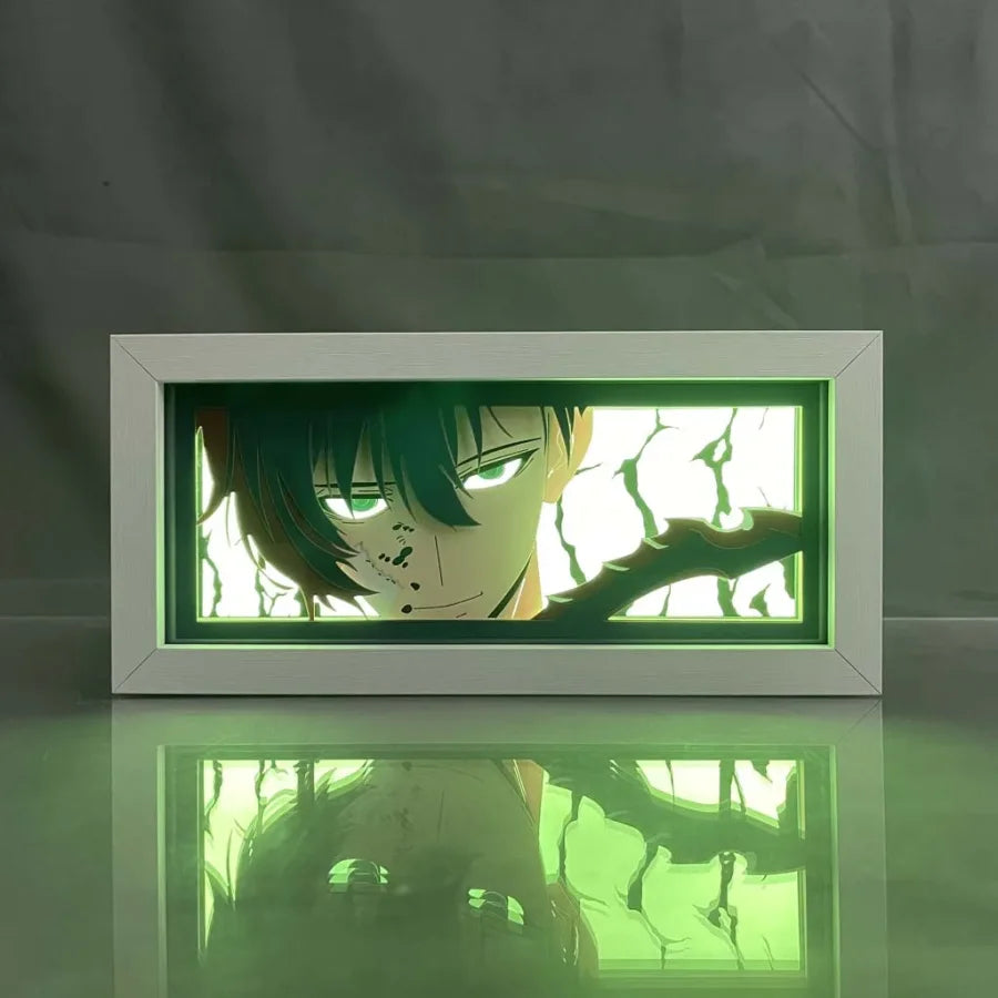 Solo Leveling - Sung Jinwoo Anime Light Box 3D Con Luce Led Gadget