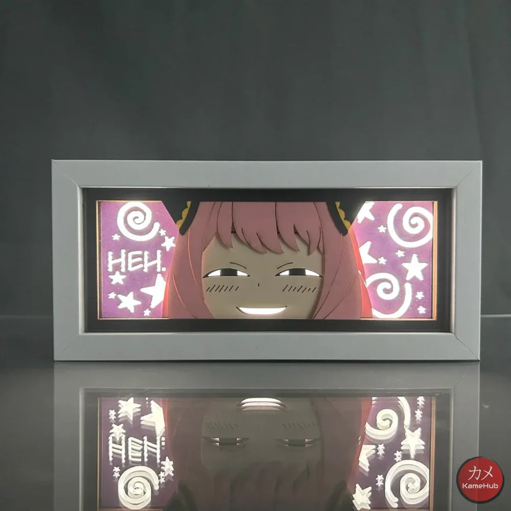 Spy x Family - Anya e Yor Forger Light Box 3D con Luce Led Anya Forger / 1 Colore Predefinito Gadget