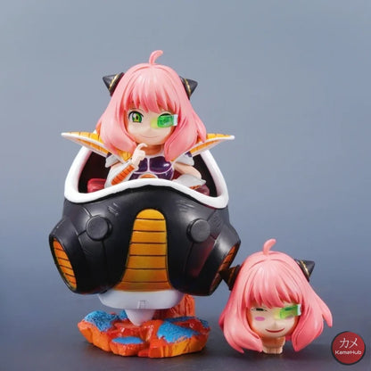 Spy x Family X Dragon Ball Z - Anya Forger Lord Frieza Cosplay Action Figure - Anya Forger 16cm - Action Figure