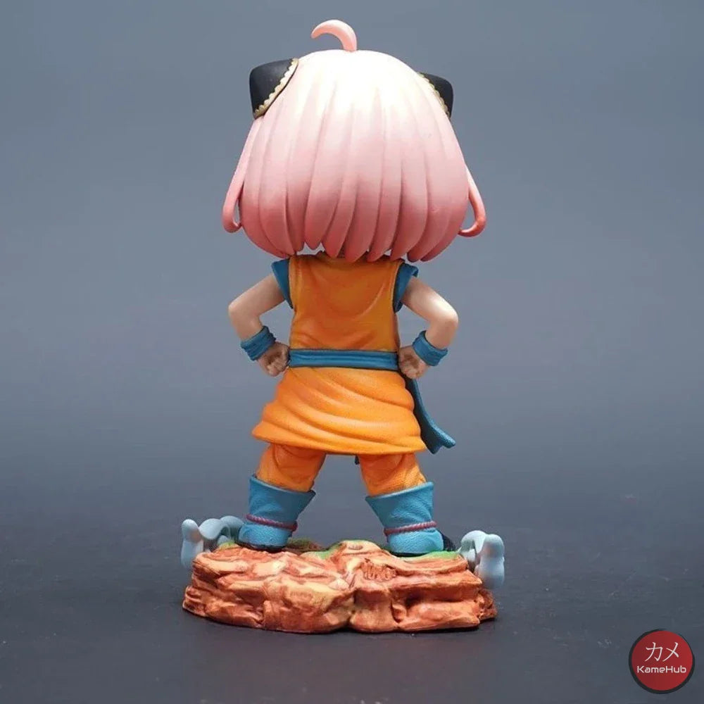 Spy x Family X Dragon Ball Z - Anya Forger Son Goku Cosplay Action Figure - Anya Forger 19cm - Action Figure