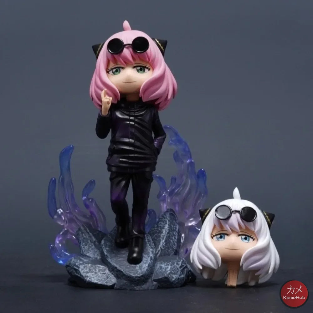 Spy x Family X Jujutsu Kaisen - Anya Satoru GojoCosplay Action Figure - Anya Forger 18cm - Action Figure