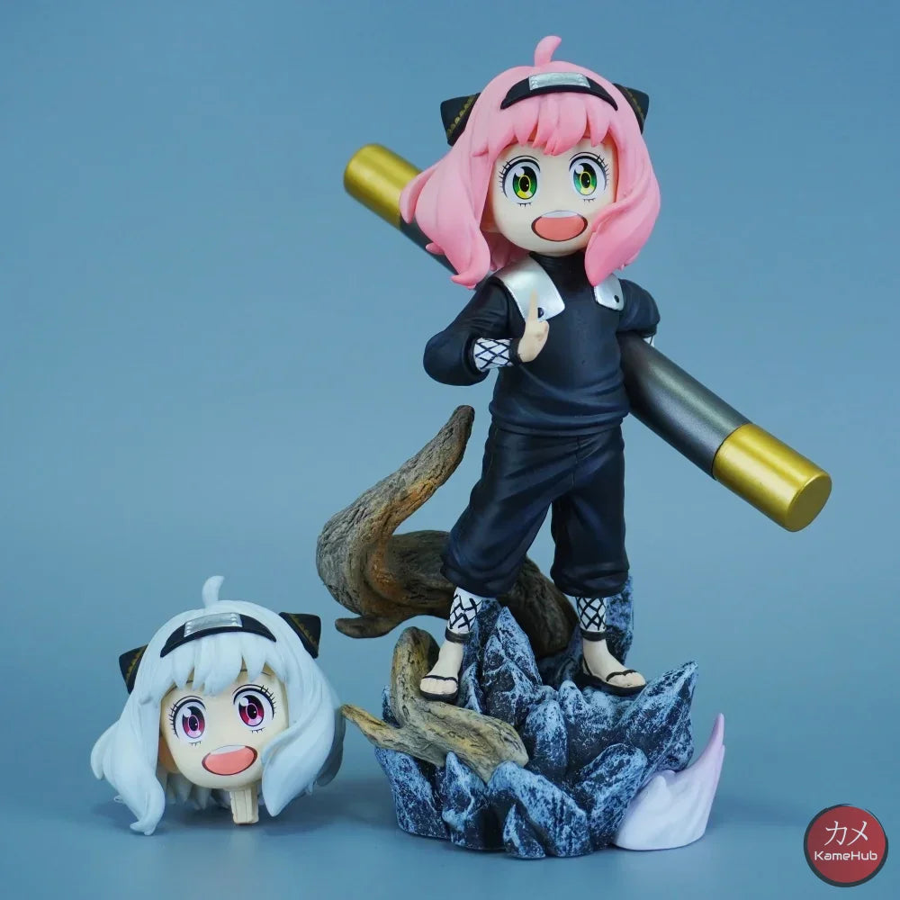 Spy x Family X Naruto - Anya Forger Hiruzen Sarutobi Cosplay Action Figure - Anya Forger 18cm - Action Figure