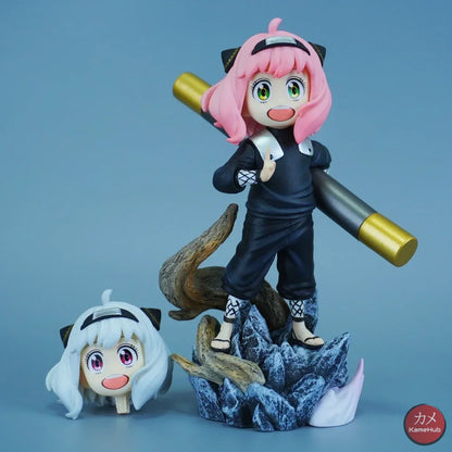 Spy x Family X Naruto - Anya Forger Hiruzen Sarutobi Cosplay Action Figure - Anya Forger 18cm - Action Figure