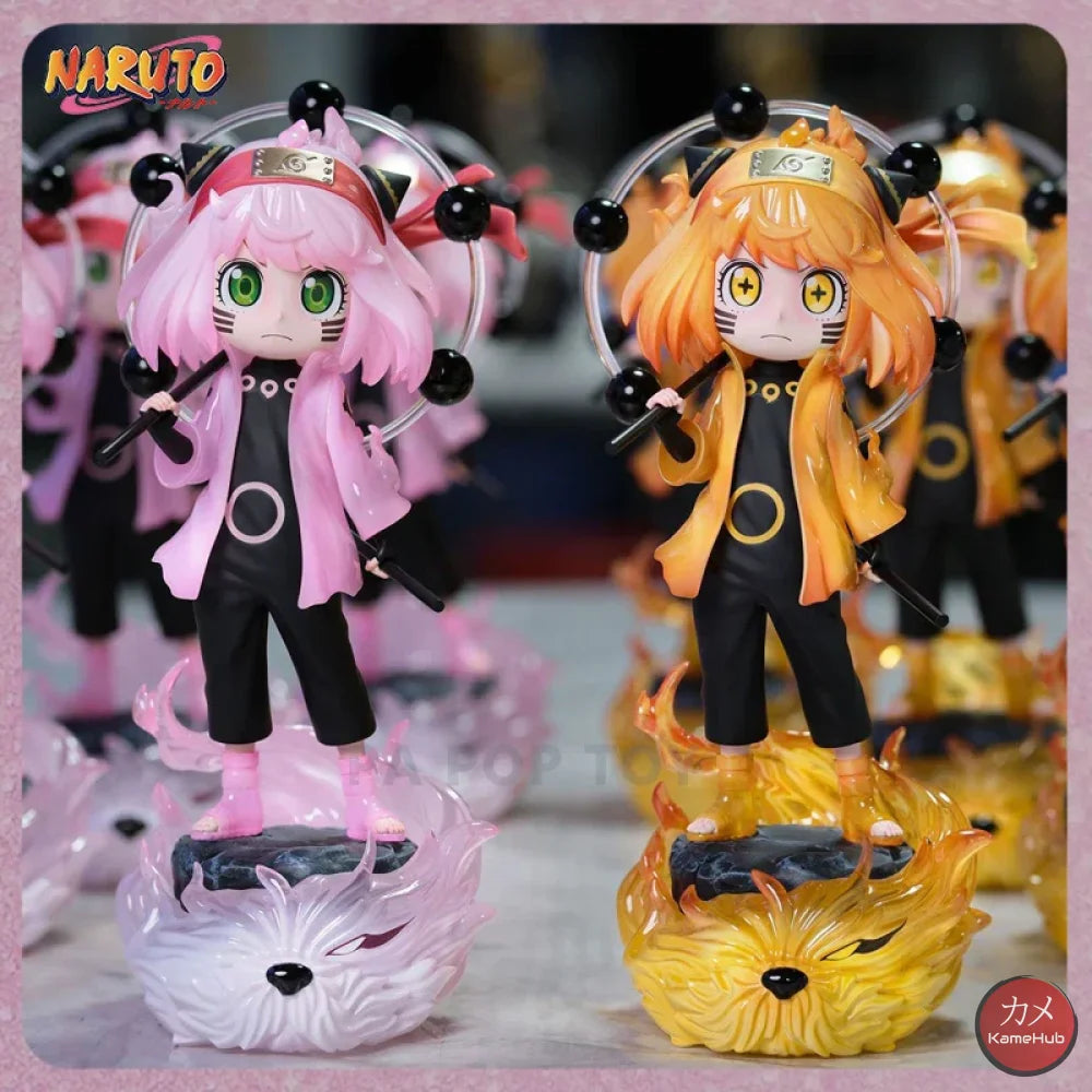 Spy x Family X Naruto Shippuden - Anya Forger Naruto Cosplay Action Figure - Action Figure