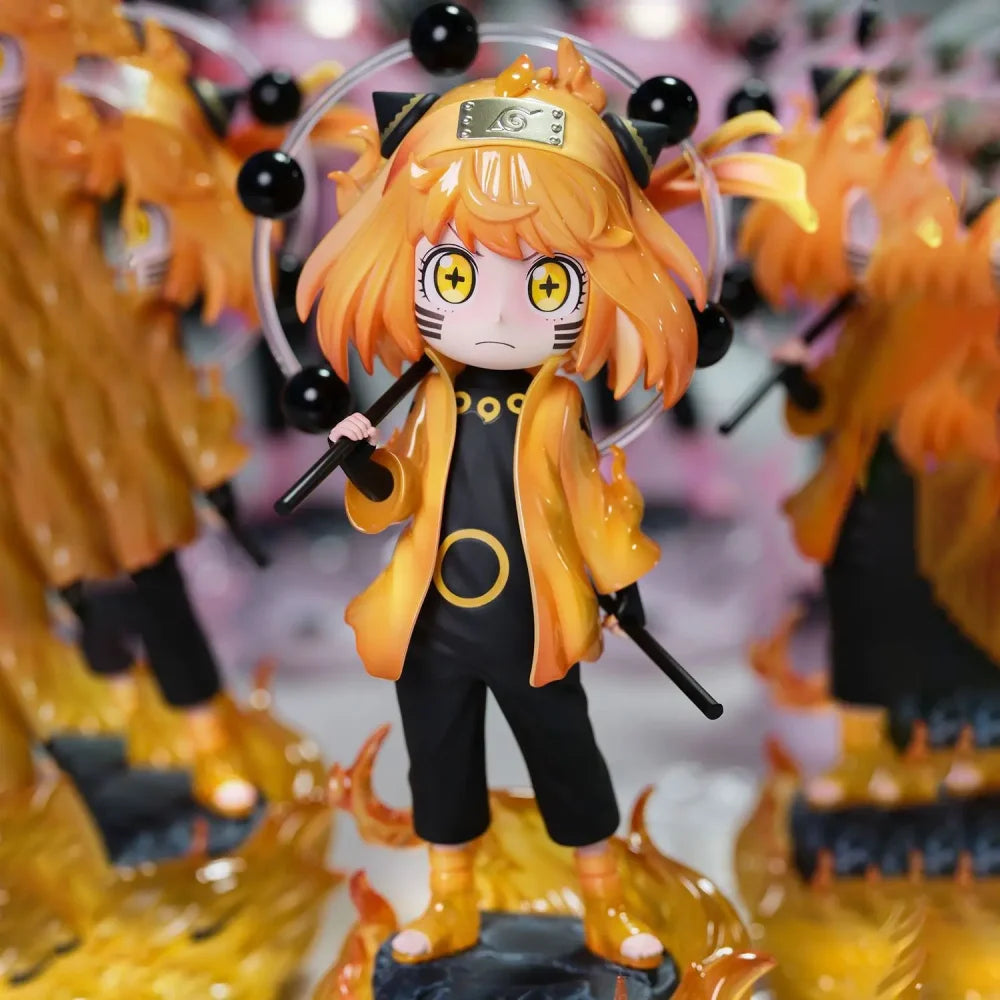 Spy x Family X Naruto Shippuden - Anya Forger Naruto Cosplay Action Figure - Action Figure