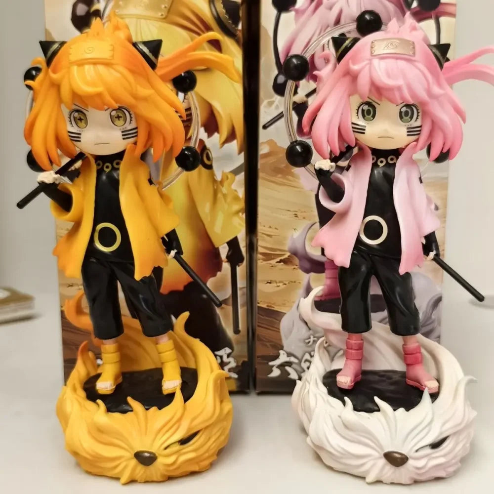 Spy x Family X Naruto Shippuden - Anya Forger Naruto Cosplay Action Figure - Action Figure