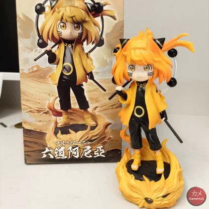 Spy x Family X Naruto Shippuden - Anya Forger Naruto Cosplay Action Figure - Standard / Anya Forger x Naruto 22cm