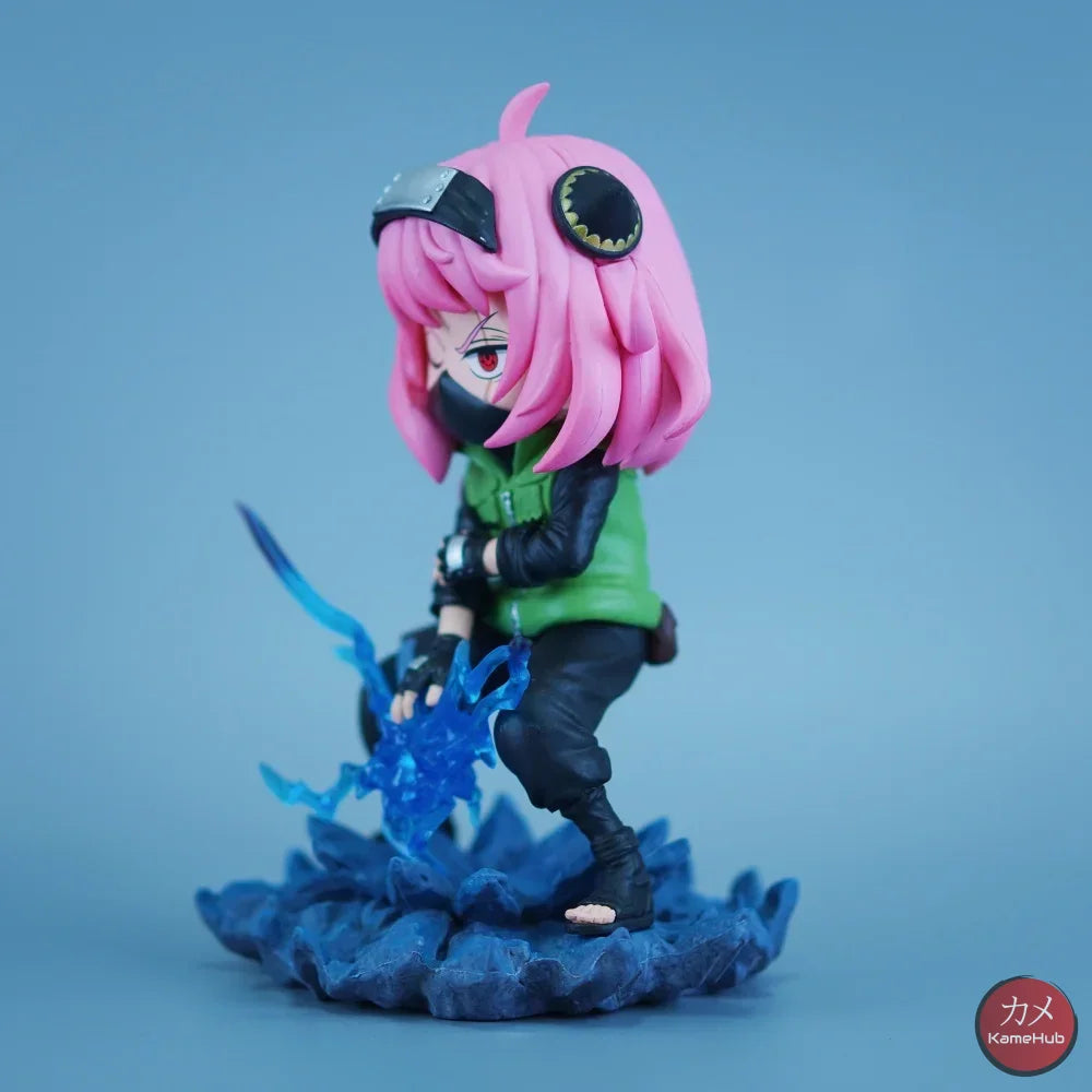 Spy x Family X Naruto Shippuden - Anya Forger Hatake Kakashi Cosplay Action Figure - Anya Forger 19cm - Action Figure