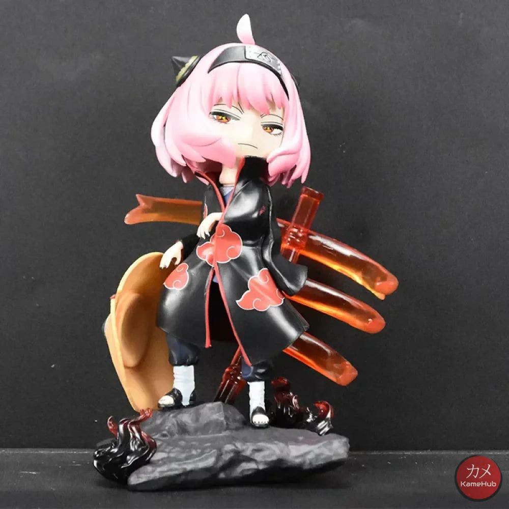 Spy x Family X Naruto Shippuden - Anya Forger Itachi Cosplay Action Figure - Anya Forger 18cm - Action Figure