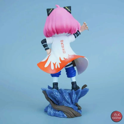 Spy x Family X Naruto Shippuden - Anya Namikaze Minato Cosplay Action Figure - Anya Forger 19cm - Action Figure