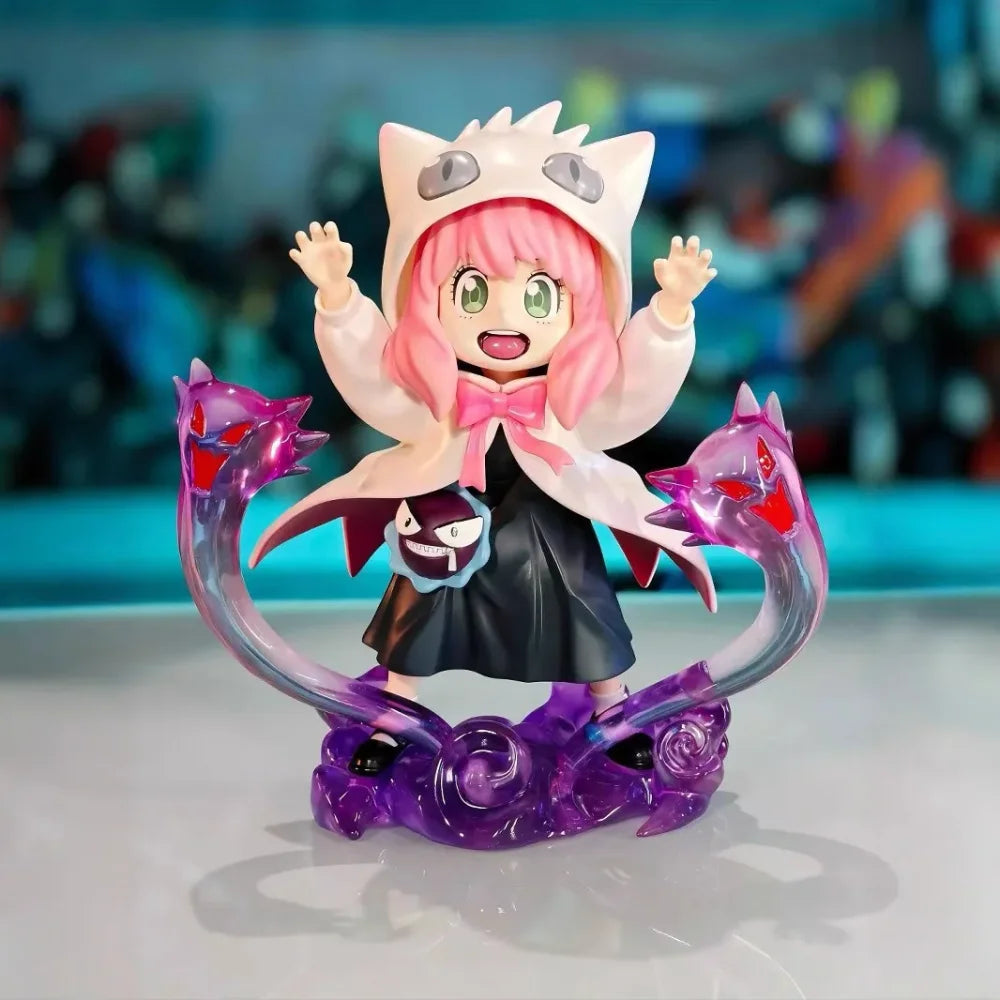Spy x Family X Pokemon - Anya Forger Gengar Cosplay Action Figure - Action Figure