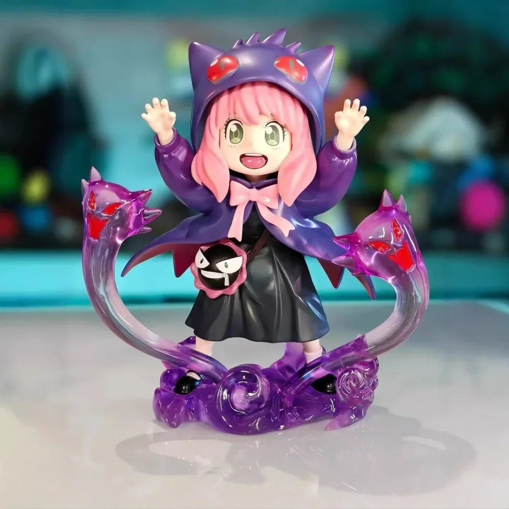 Spy x Family X Pokemon - Anya Forger Gengar Cosplay Action Figure - Action Figure