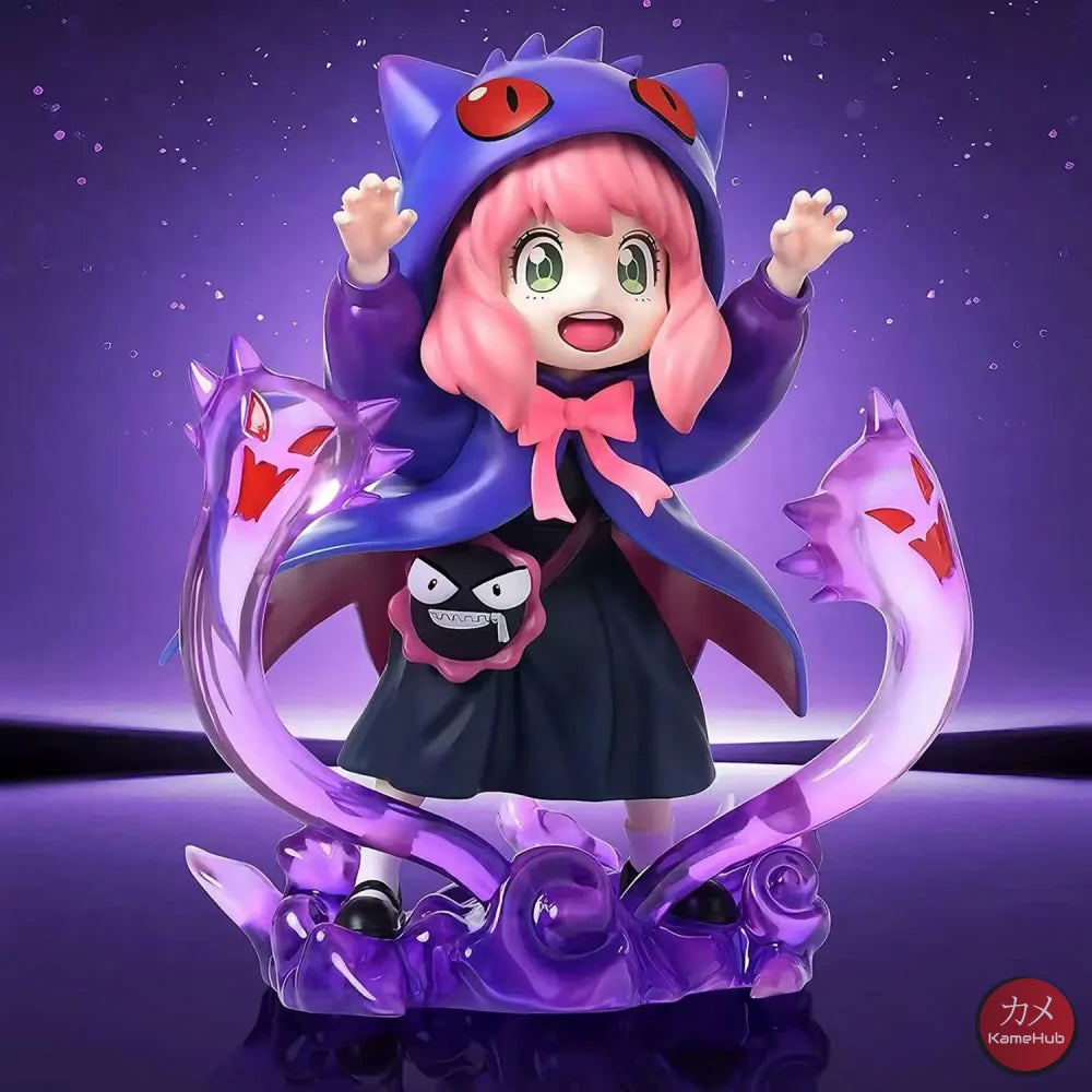 Spy x Family X Pokemon - Anya Forger Gengar Cosplay Action Figure - Anya Forger Classico 16cm - Action Figure
