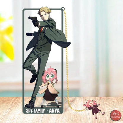 Spy x Family - Segnalibri in Metallo Anya e Loid / 10cm Accessori