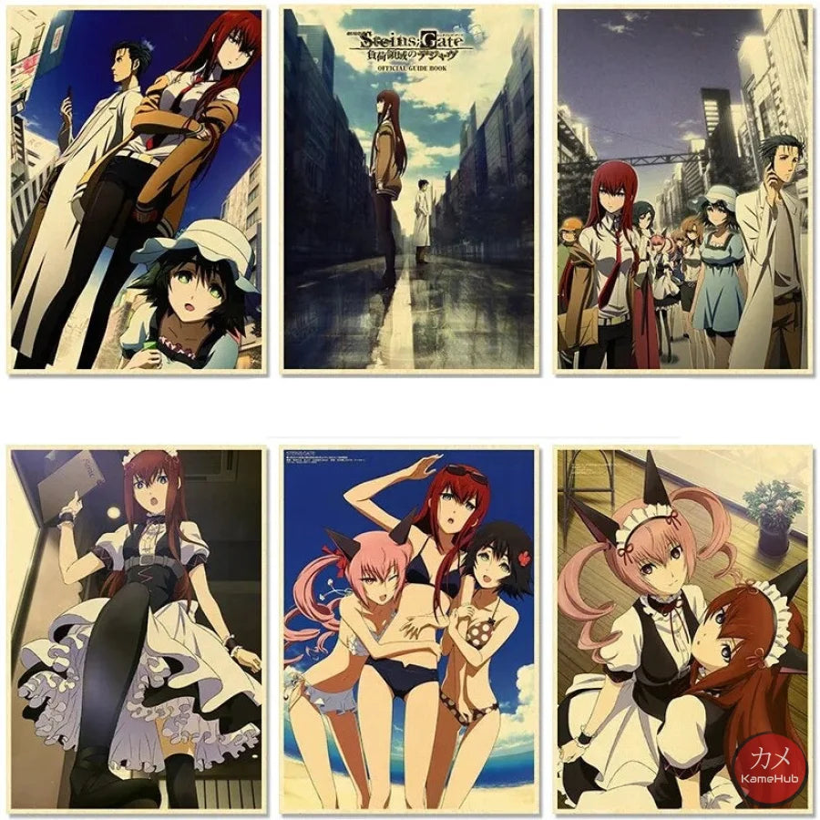 Steins;Gate - Anime Poster Aesthetic In A3 Hd