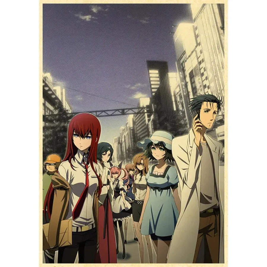 Steins;Gate - Anime Poster Aesthetic In A3 Hd