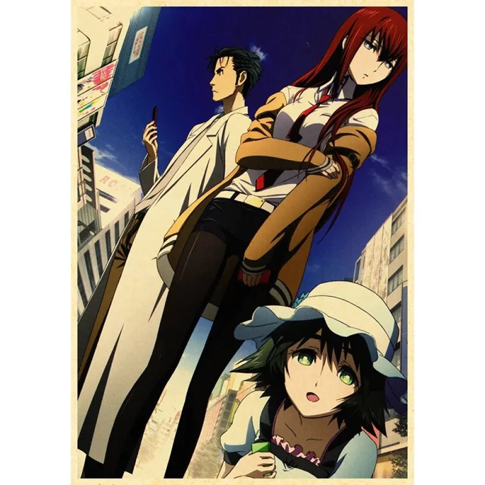 Steins;Gate - Anime Poster Aesthetic In A3 Hd