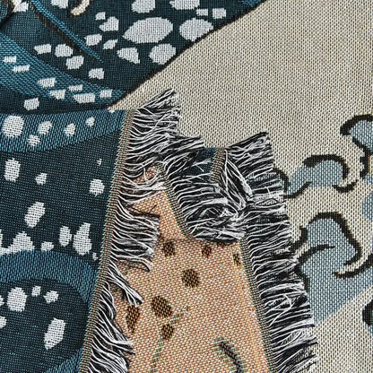 Telo / Copridivano Giapponese In Stile Onda Di Kanagawa Accessori