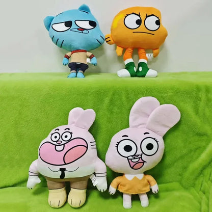 The Amazing World of Gumball - Morbidi Peluche della Famiglia Watterson - Peluches