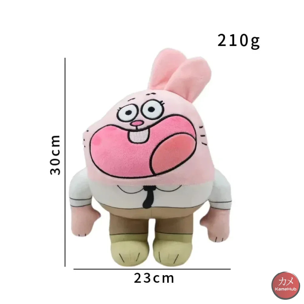 The Amazing World of Gumball - Morbidi Peluche della Famiglia Watterson - Richard Watterson 30cm - Peluches