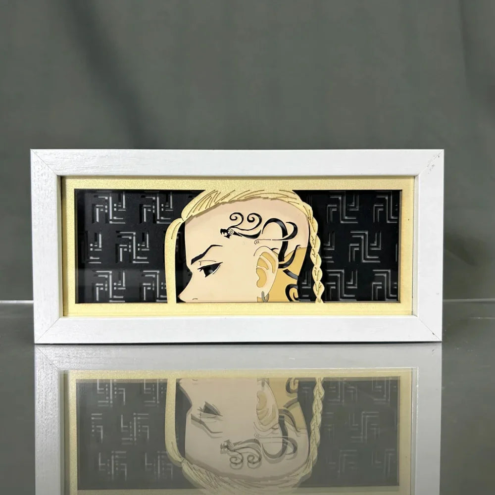 Tokyo Revengers - Mikey e Draken Light Box 3D con Luce Led Gadget