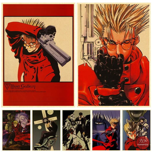 Trigun - Anime Poster Aesthetic In A3 Hd