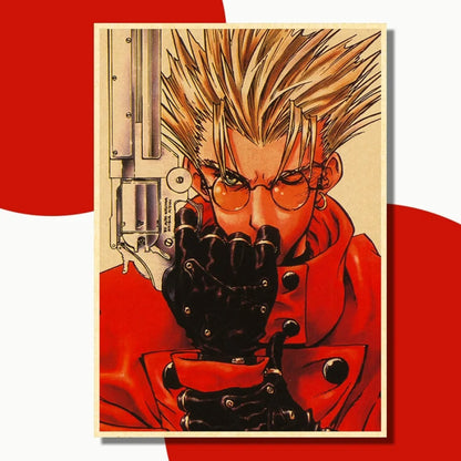 Trigun - Anime Poster Aesthetic In A3 Hd