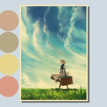 Violet Evergarden - Anime Poster Aesthetic In A3 Hd
