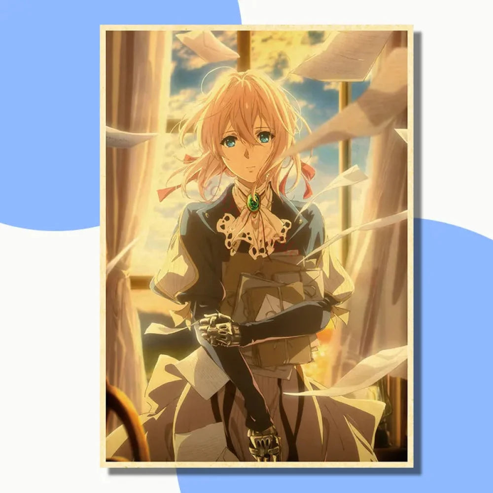 Violet Evergarden - Anime Poster Aesthetic In A3 Hd