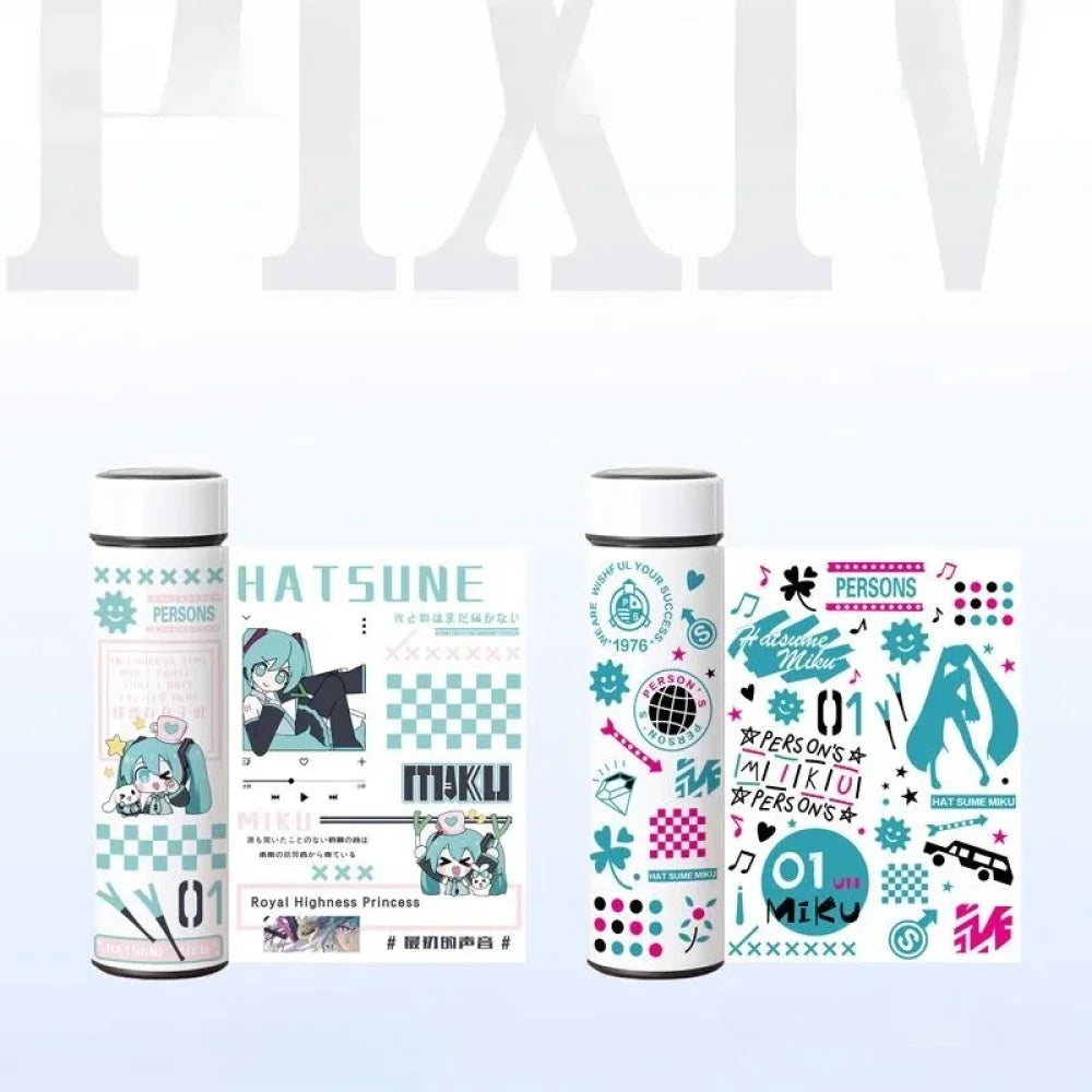 Vocaloid Hatsune Miku - Borraccia Termica 500 Ml Con Display Digitale Intelligente Gadget
