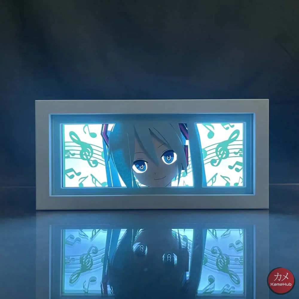 Vocaloid - Hatsune Miku Light Box 3D con Luce Led 1 Colore Predefinito Gadget