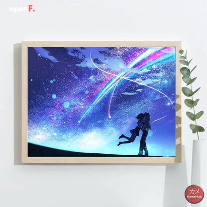 Your Name - Quadro Luminoso 3D Con Luce Led Gadget