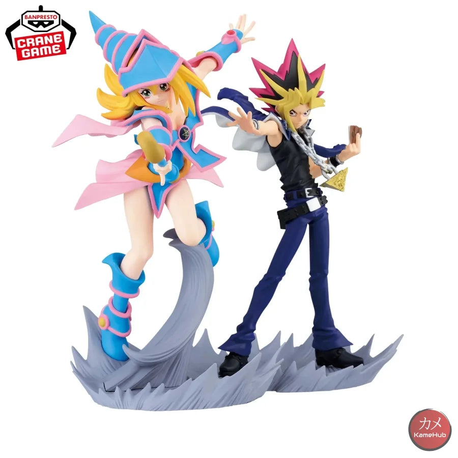 Yu-Gi-Oh! Duel Monster - Yami Yugi E Ragazza Maga Nera Action Figure Bandai Banpresto