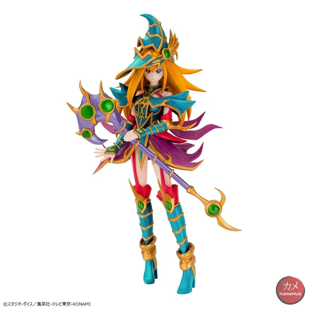 Yu-Gi-Oh! Duel Monsters - Ragazza Maga Nera Valchiria Action Figure Konami - Dark Magician Girl Valkyrie 27cm - Action